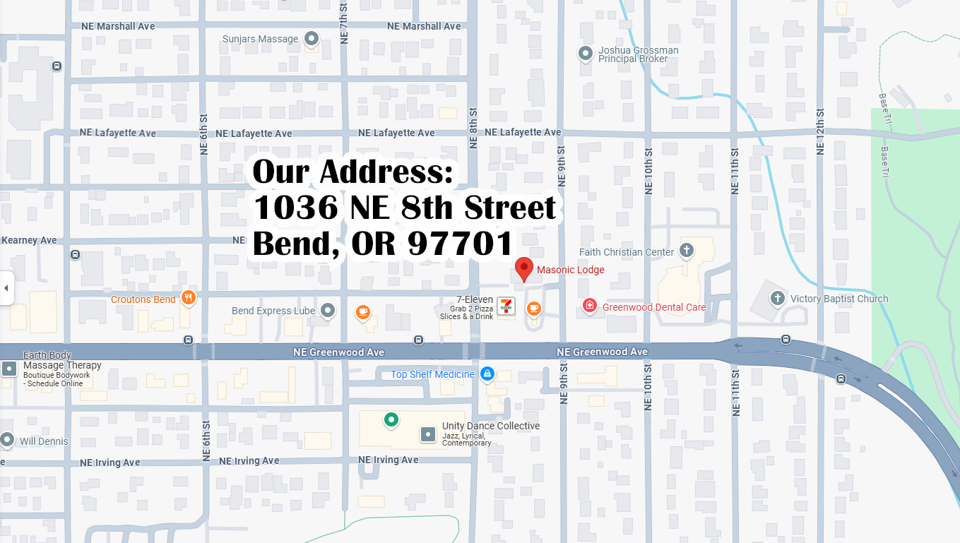 Image showing the address of the Masonic Lodge